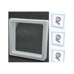 Set engros 10/buc cutie de plastic pentru brosa tipla transparenta, 9 cm