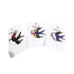 Set engros 12/buc brose elegante "Randunele"