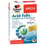 DOPPELHERZ AKTIV ACID FOLIC + B-COMPLEX 30 COMPRIMATE