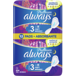 ALWAYS PLATINUM NIGHT DUO ABSORBANTE 12BUC