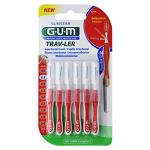 GUM PERII INTERDENTARE TRAV-LER 0.8MM ROSU 6BUC