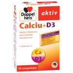 DOPPELHERZ AKTIV CALCIU + D3 30 COMPRIMATE