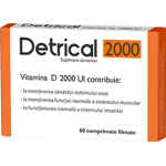 ZDROVIT DETRICAL D3 2000UI X 60 COMPRIMATE FILMATE