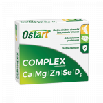 OSTART COMPLEX CA+MG+ZN+SE+D3 20 COMPRIMATE FILMATE