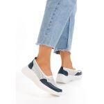Espadrile piele naturala Deanna albe