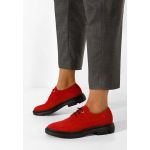Pantofi derby piele Pelado V2 rosii