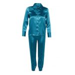 Pijama dama verde Luneda