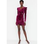 Rochie scurta mov Veritas