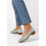 Pantofi dama piele Admire turcoaz
