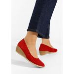 Pantofi cu platforma Minas V2 B rosii