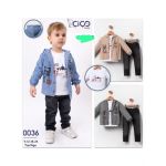 Compleu Engros pentru bebelusi, 3 piese, cu model imprimat