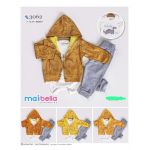 Compleu Engros pentru bebelusi, 3 piese, cu model imprimat