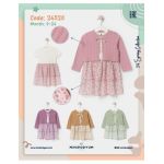 Rochie Engros pentru bebelusi, cu model imprimat + bolero