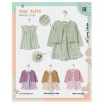 Rochie Engros pentru bebelusi, cu model imprimat + bolero
