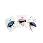 Set engros 12/buc brose elegante "Umbreluta cu pisica"