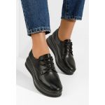 Pantofi casual cu platformă Thisa negri