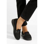 Pantofi casual dama Icora negri