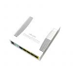 mikrotik Mikrotik CSS106-1G-4P-1S switch-uri Gigabit Ethernet (10/100/1000) Power over Ethernet (PoE) Suport Alb (CSS106-1G-4P-1S)