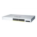 cisco Cisco CBS220-24P-4X-EU Smart 24-port GE, PoE+ 195W, 4x10G SFP+ (CBS220-24P-4X-EU)