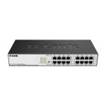 D-Link DGS-1016D switch-uri Fara management Gigabit Ethernet (10/100/1000) 1U Negru, Argint (DGS-1016D)