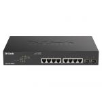 D-Link DGS-1100-10MPV2 switch-uri Gestionate Gigabit Ethernet (10/100/1000) Power over Ethernet (PoE) Suport 1U Negru (DGS-1100-10MPV2)
