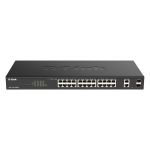 D-Link DGS-1100-26MPV2 switch-uri Gestionate L2 Gigabit Ethernet (10/100/1000) Power over Ethernet (PoE) Suport Negru (DGS-1100-26MPV2)