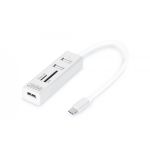 DIGITUS Digitus DA-70243 cititoare de carduri USB 2.0 Alb (DA-70243)