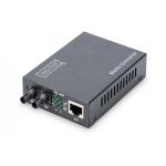 DIGITUS Gigabit Ethernet Media Converter, Multimode ST connector, 850nm, up to 0.5km (DN-82110-1)