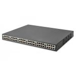 DIGITUS Gigabit Ethernet PoE+ Injector Hub, 802.3at, 10G 24-port, Power Pins:3/6(+), 1/2(-), 370W (DN-95117)