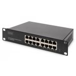 DIGITUS Gigabit Ethernet Switch 16-port, 10 inch, unmanaged (DN-80115)