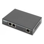 DIGITUS Gigabit PoE Indoor Extender, 2-port, 60W 100m extension, cascadable, self powered (DN-95127-1)