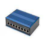 DIGITUS Industrial 8-Port Gigabit PoE Switch DIN rail, extended temp. range (DN-651121)