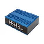 DIGITUS Industrial 8+1 Port Fast Ethernet Switch Unmanaged, 8 RJ45 Ports 10/100 Mbits (DN-651132)