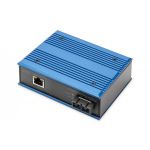 DIGITUS Industrial Gigabit Ethernet Media Converter, SM SC connector, 1310nm, up to 20km (DN-652102-1)