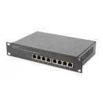 DIGITUS L2 managed Gigabit Ethernet PoE Switch 8-port PoE, 10 inch, 80W PoE budget (DN-95331)