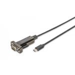DIGITUS USB Type C 2.0 to serial Converter, DSUB 9M 1m cable length, FTDI chipset (DA-70166)