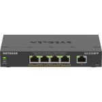 Netgear NETGEAR 5-Port Gigabit Ethernet High-Power PoE+ Plus Switch (GS305EPP) Gestionate L2/L3 Gigabit Ethernet (10/100/1000) Power over Ethernet (PoE) Suport Negru (GS305EPP-100PES)
