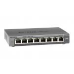 Netgear NETGEAR GS108E Gestionate Gigabit Ethernet (10/100/1000) Negru (GS108E-300PES)