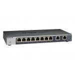 Netgear NETGEAR GS110MX Fara management 10G Ethernet (100/1000/10000) Negru (GS110MX-100PES)