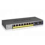 Netgear NETGEAR GS110TP Gestionate L2/L3/L4 Gigabit Ethernet (10/100/1000) Power over Ethernet (PoE) Suport Gri (GS110TP-300EUS)