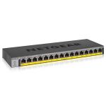 Netgear NETGEAR GS116LP Fara management Gigabit Ethernet (10/100/1000) Power over Ethernet (PoE) Suport Negru (GS116LP-100EUS)