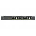 Netgear NETGEAR GS308PP Fara management Gigabit Ethernet (10/100/1000) Power over Ethernet (PoE) Suport Negru (GS308PP-100EUS)