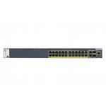 Netgear NETGEAR M4300-28G-PoE+ Gestionate L2/L3/L4 10G Ethernet (100/1000/10000) Power over Ethernet (PoE) Suport 1U Negru (GSM4328PA-100NES)