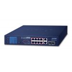 PLANET FGSD-1022VHP switch-uri Fara management L2 Fast Ethernet (10/100) Power over Ethernet (PoE) Suport 1U Albastru (FGSD-1022VHP)