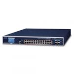 PLANET GS-6320-24UP2T2XV switch-uri Gestionate L3 Gigabit Ethernet (10/100/1000) Power over Ethernet (PoE) Suport 1.25U Albastru (GS-6320-24UP2T2XV)