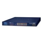 PLANET GSW-1820VHP switch-uri Fara management Gigabit Ethernet (10/100/1000) Power over Ethernet (PoE) Suport 1U Albastru (GSW-1820VHP)