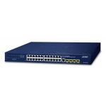PLANET IPv4/IPv6, 24-Port Gestionate L2/L4 Gigabit Ethernet (10/100/1000) 1U Albastru (GS-4210-24T4S)
