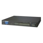 PLANET L2+/L4 24-Port 10/100/1000T Gestionate L3 Gigabit Ethernet (10/100/1000) 1.25U (GS-5220-24T4XV)