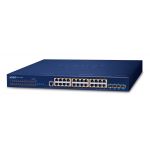 PLANET Layer 3 24-Port 10/100/1000T Gestionate L3 Gigabit Ethernet (10/100/1000) 1U Albastru (SGS-6310-24P4X)