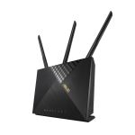 ASUS 4G-AX56 router wireless Gigabit Ethernet Bandă dublă (2.4 GHz/ 5 GHz) Negru (4G-AX56)